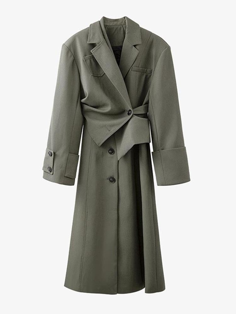 Dark green long coat