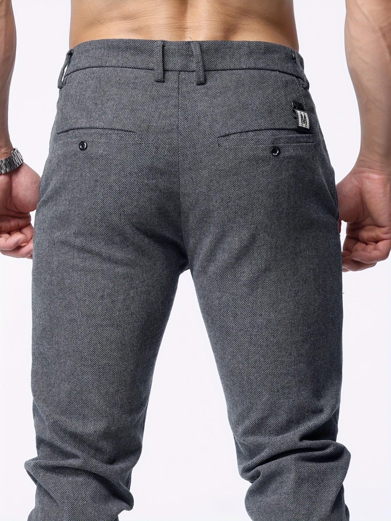 Casual straight trousers for men