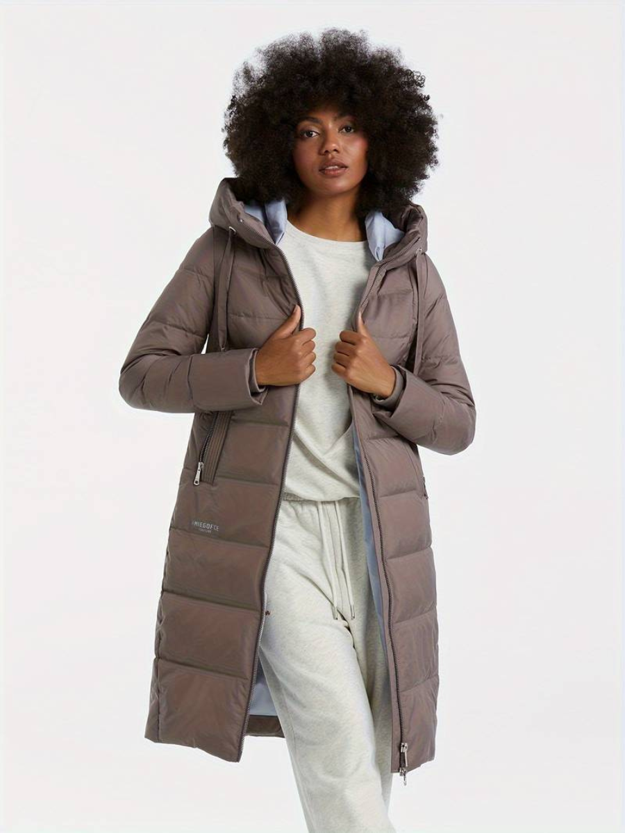 long coat with hood