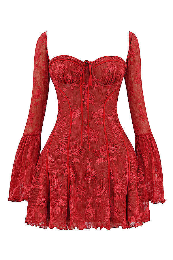 Lace corset dress