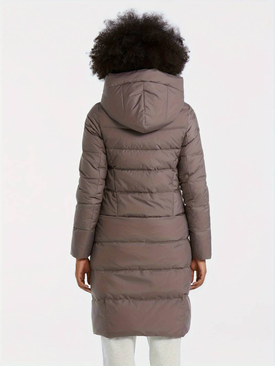 long coat with hood