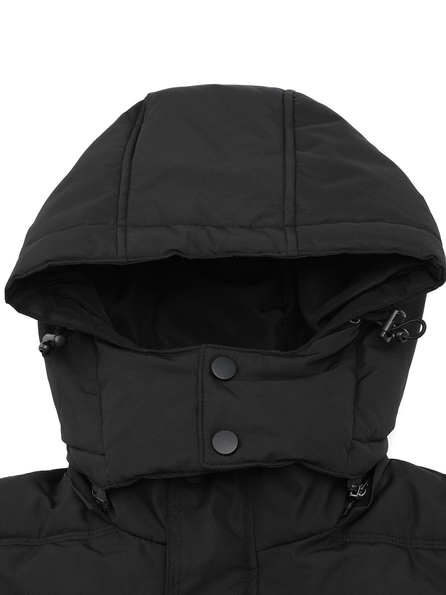 Men's padded hooded jacket