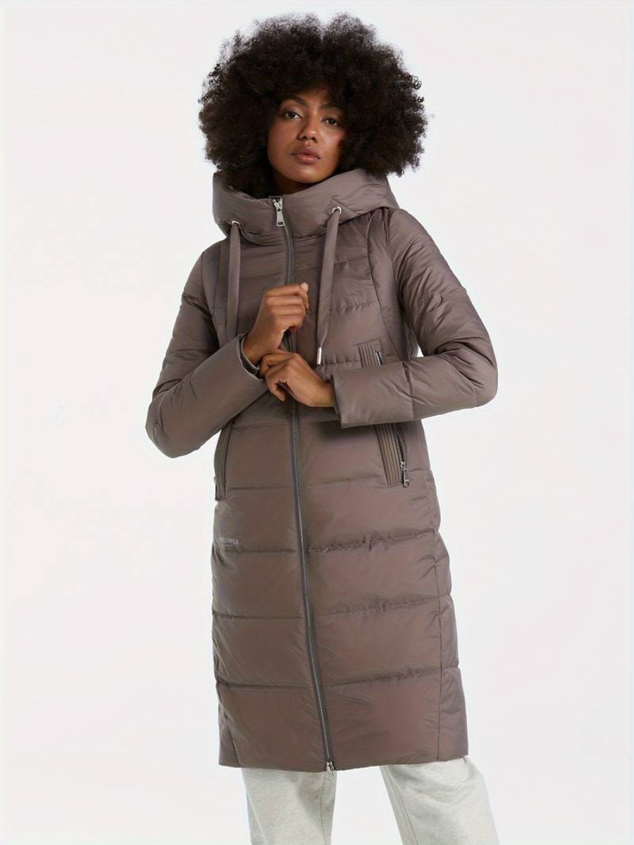 long coat with hood