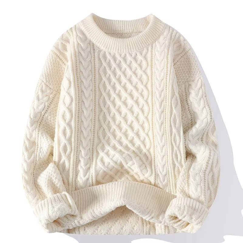 Loose twisted wool sweater