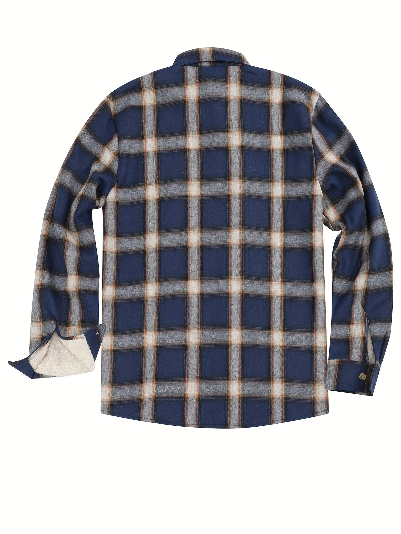 Retro fleece checked shirt