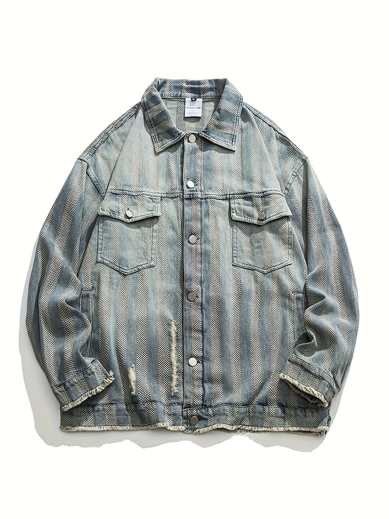 Jeans retro jacket in gray