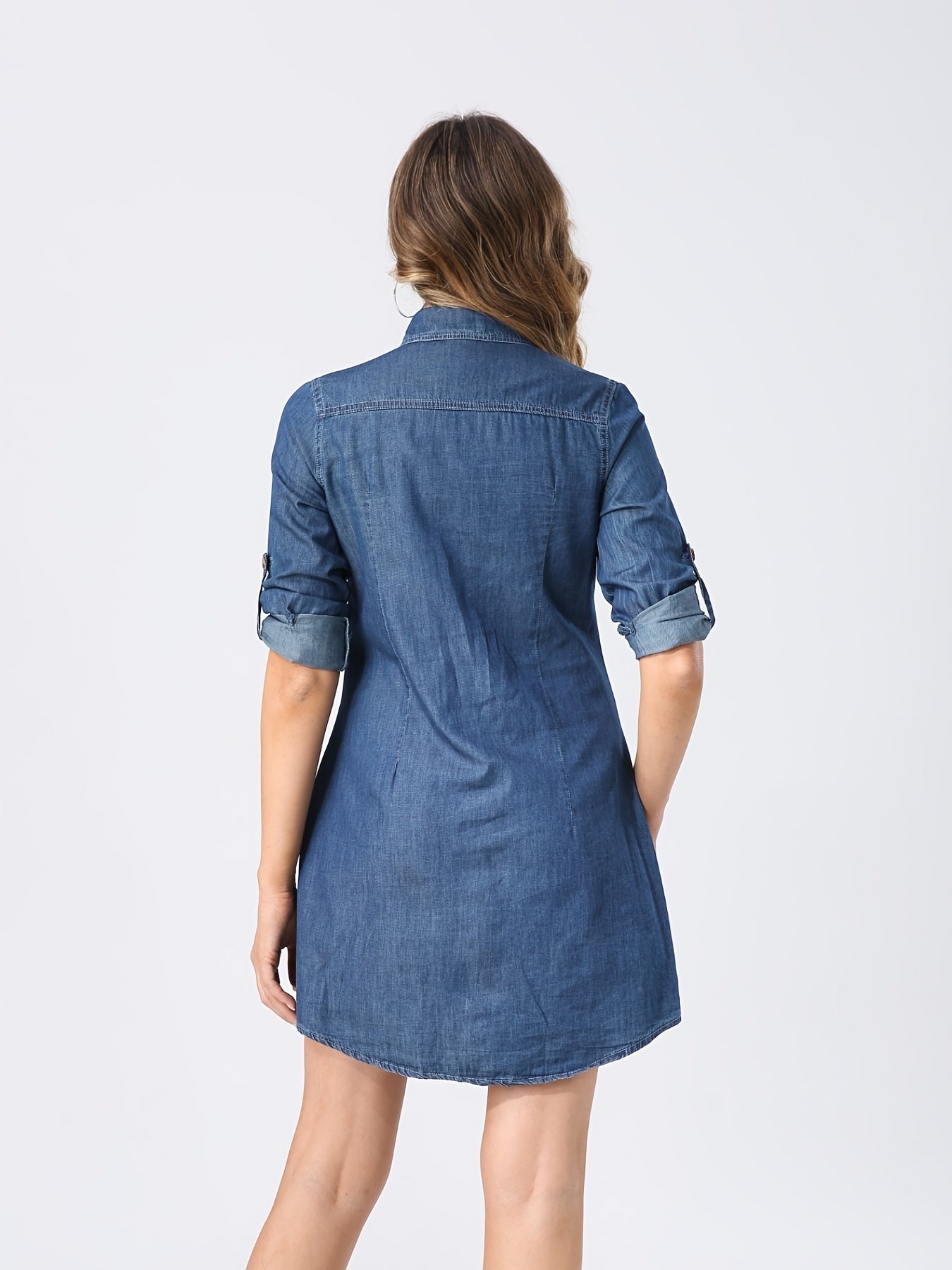 Loose denim shirt for women