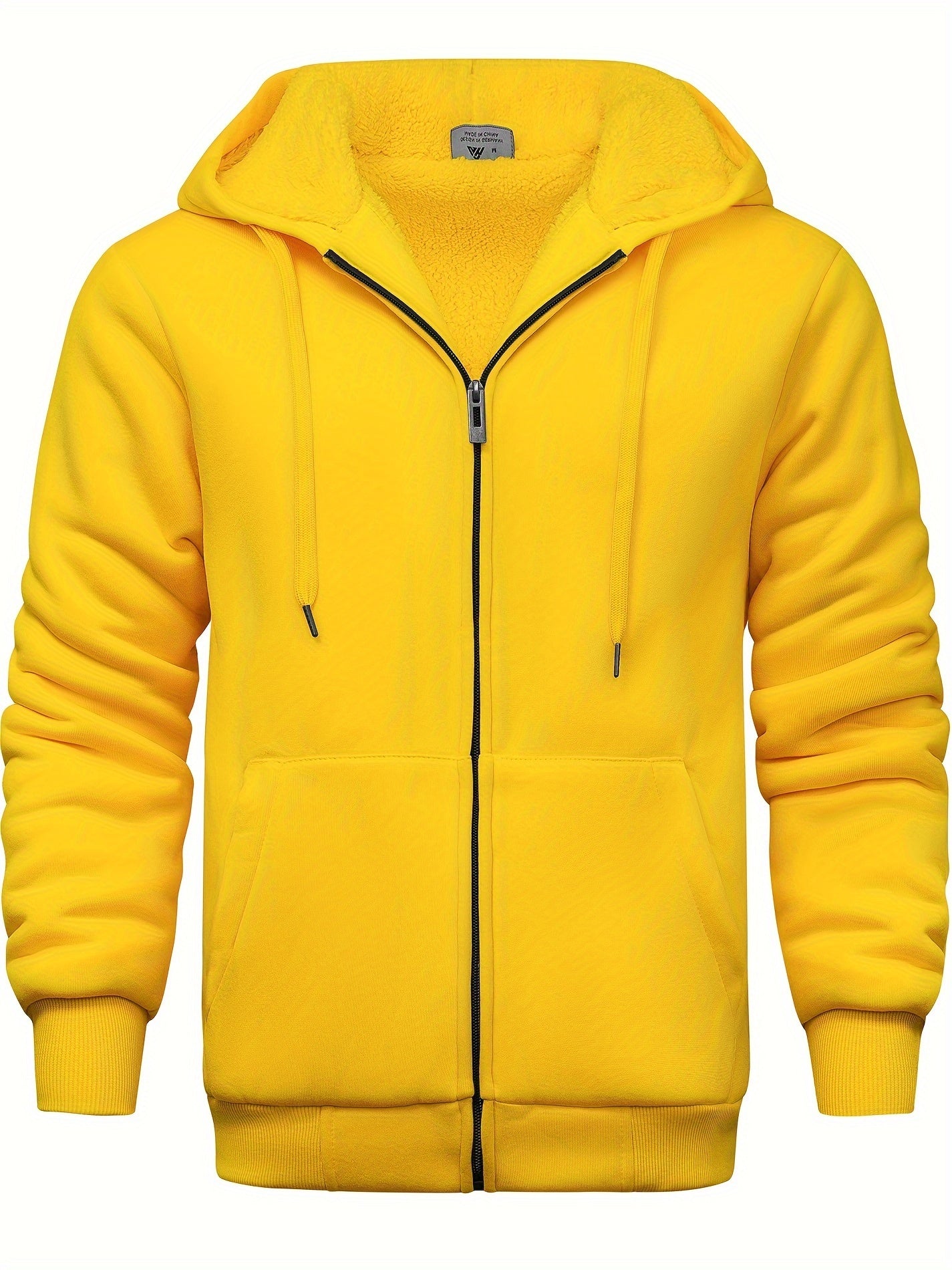 Casual hoodie with fur for men