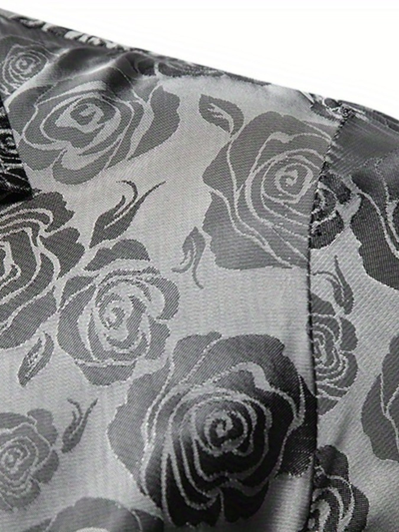 Elegant shirt with rose motif