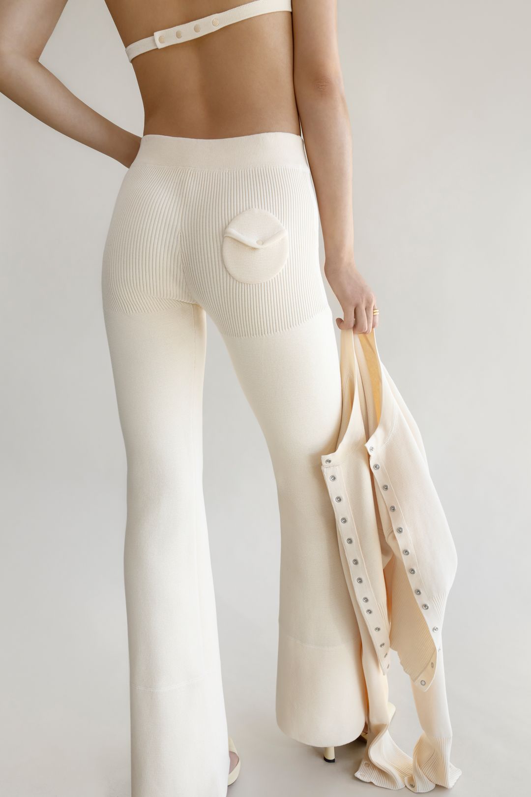 White vest and pants set