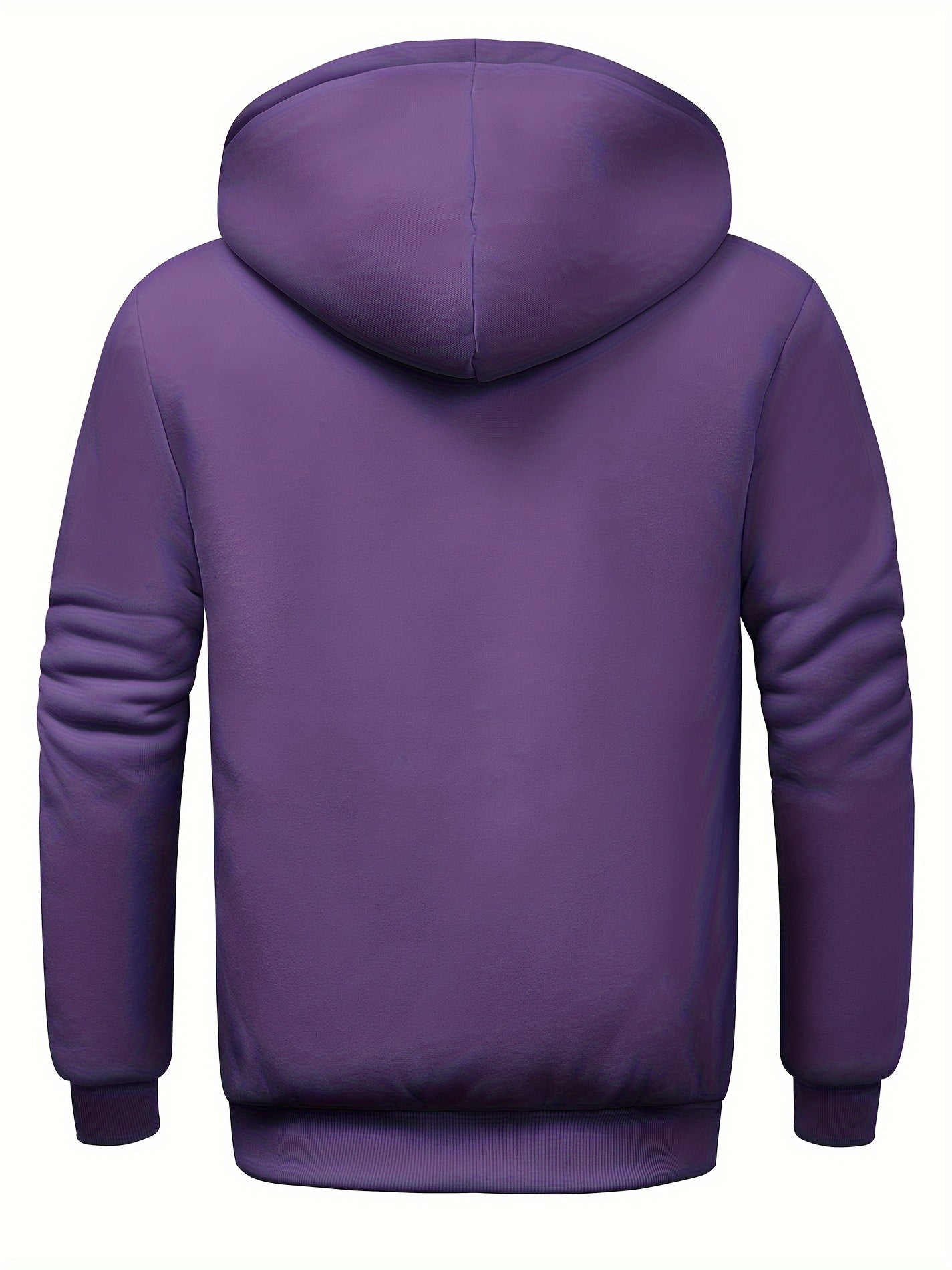 Casual hoodie with fur for men