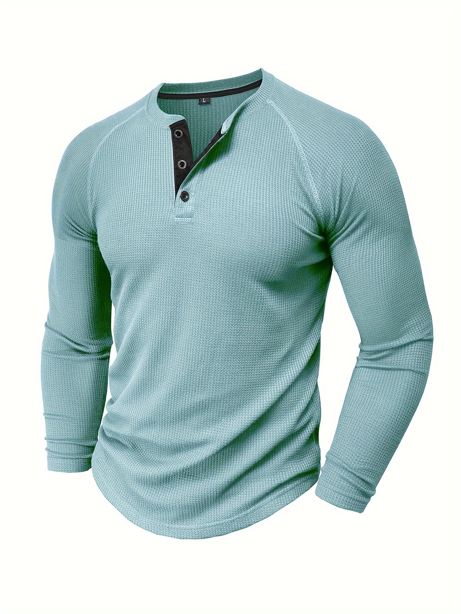 Long sleeve Henley shirt