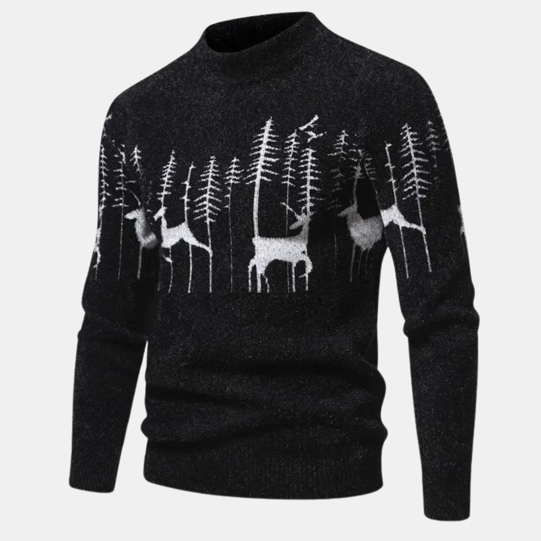 Men's sweater made of imitation mink