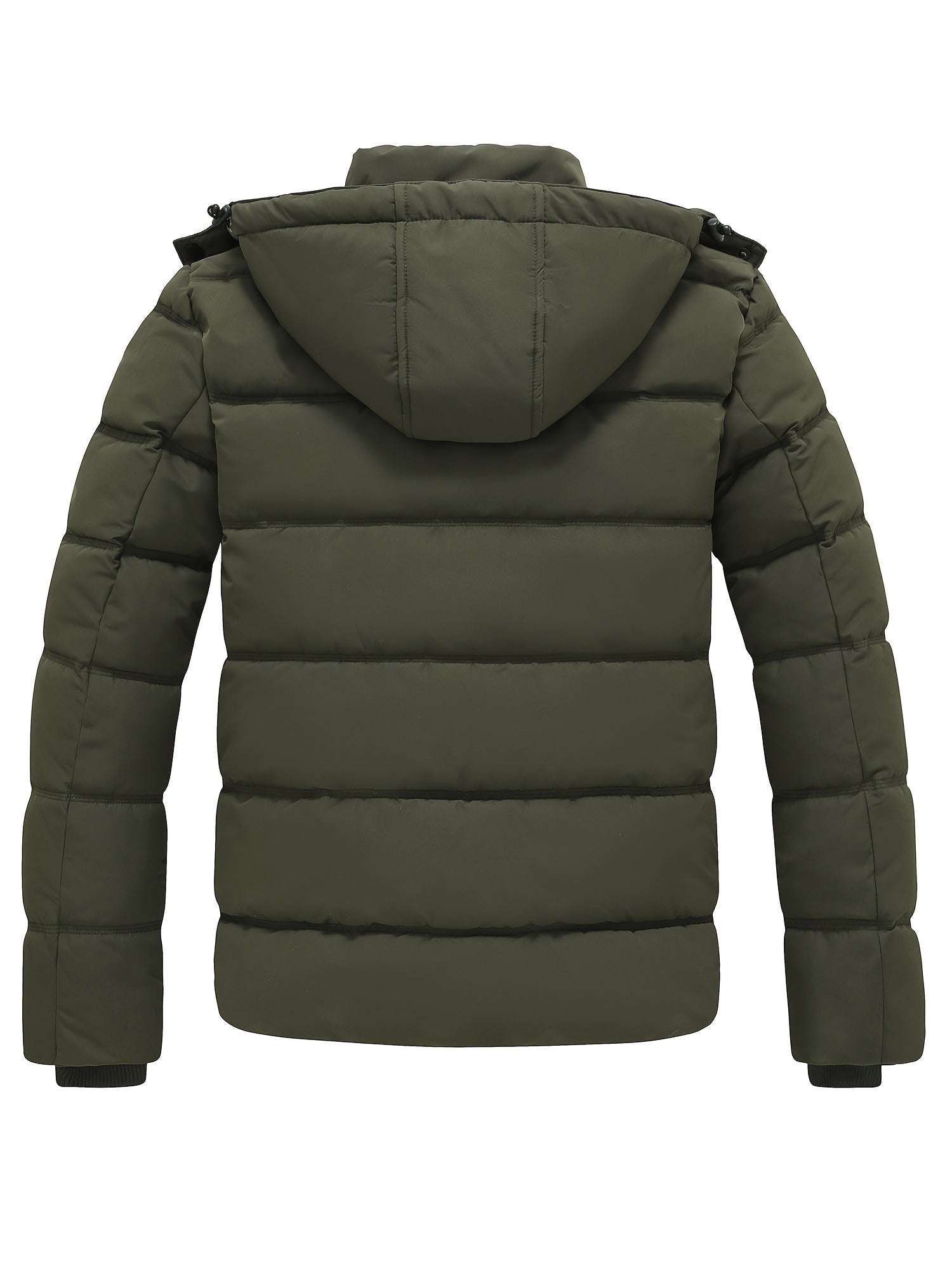 Men's padded hooded jacket