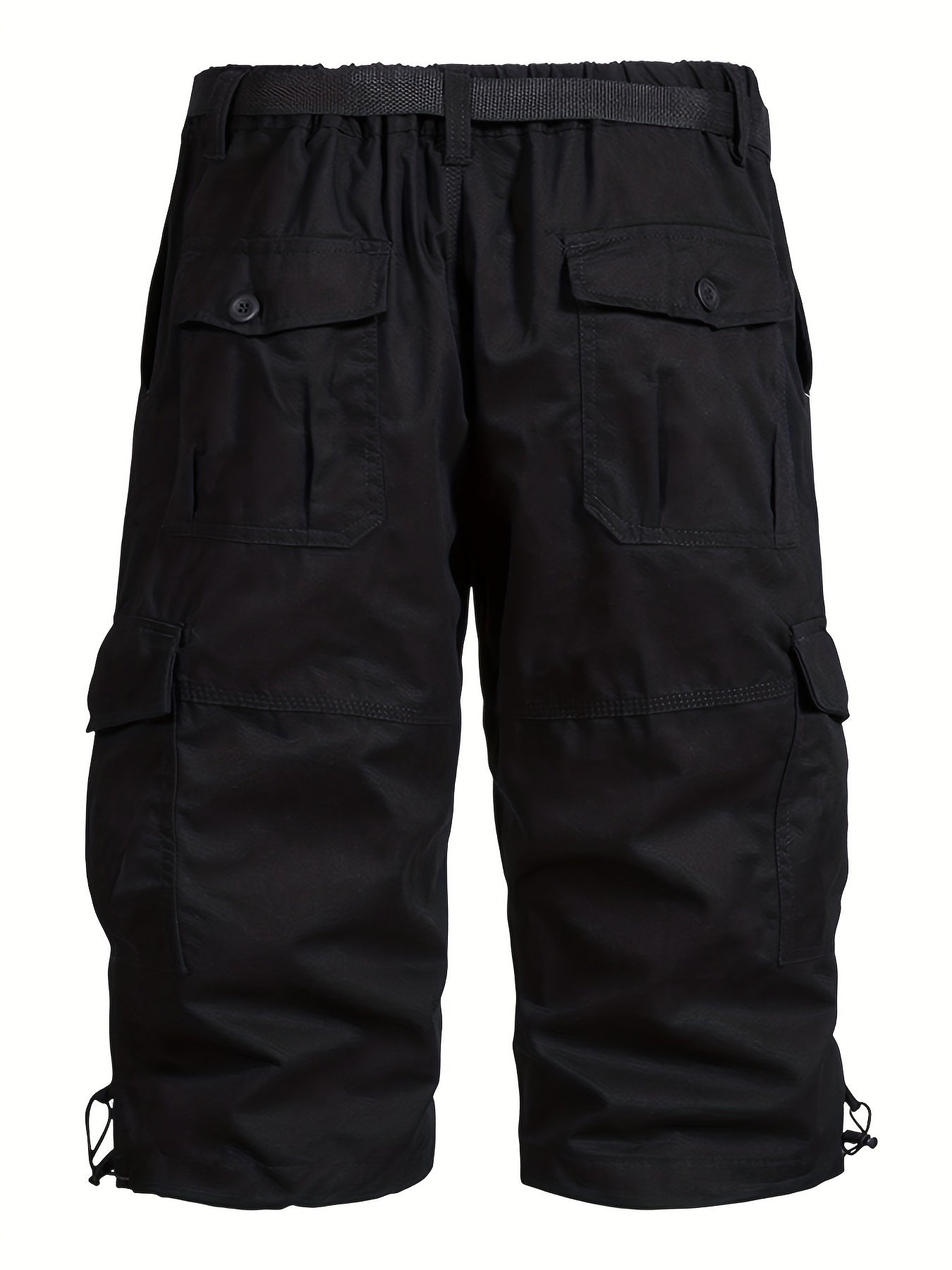 Casual cargo capri shorts for men in street style