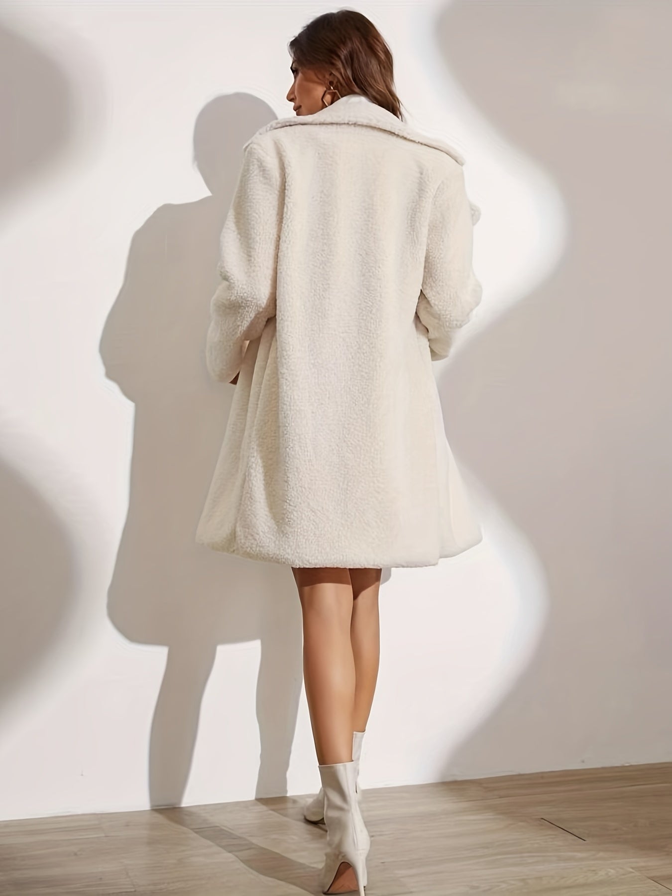 Elegant teddy coat