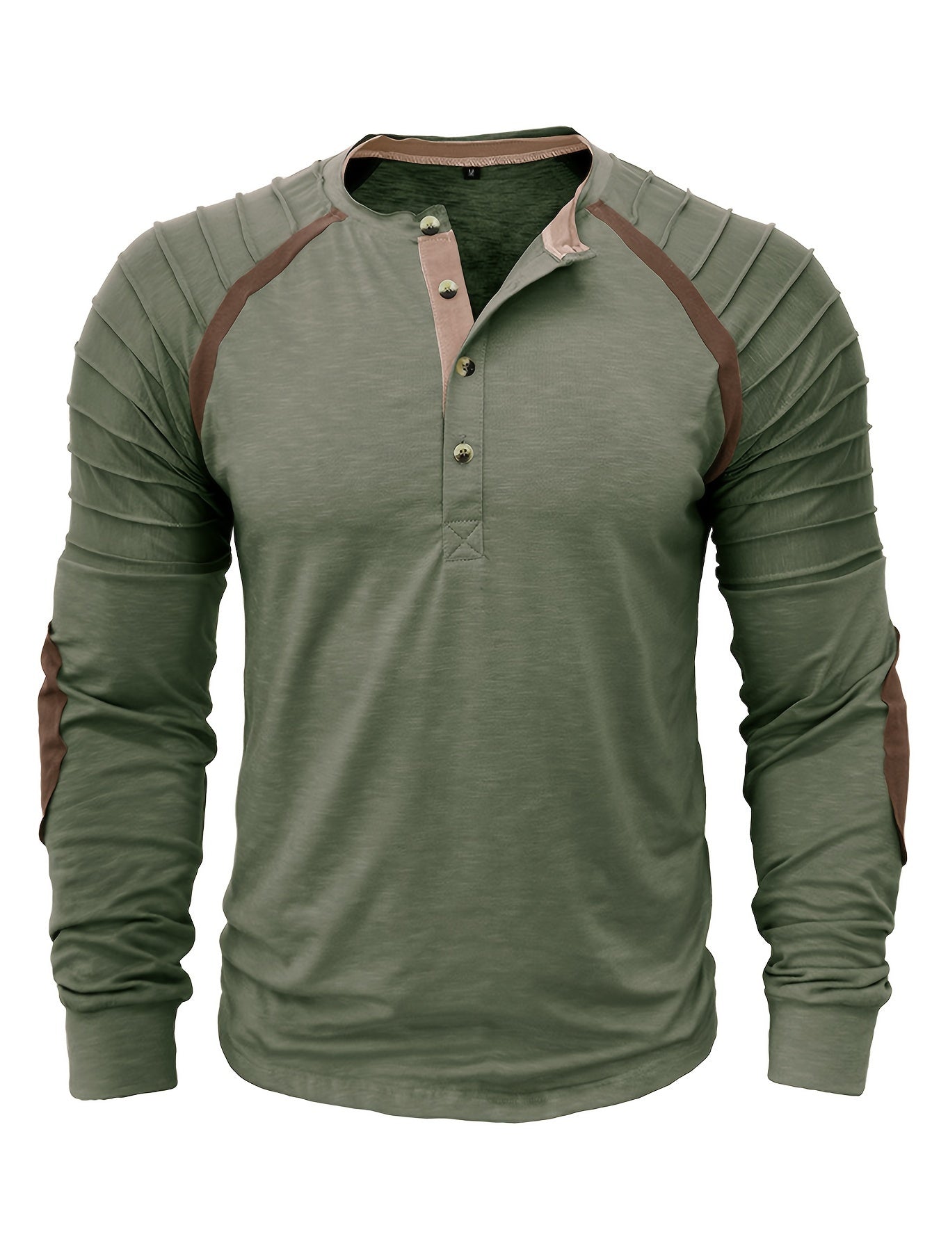 Vintage long sleeve henley shirt