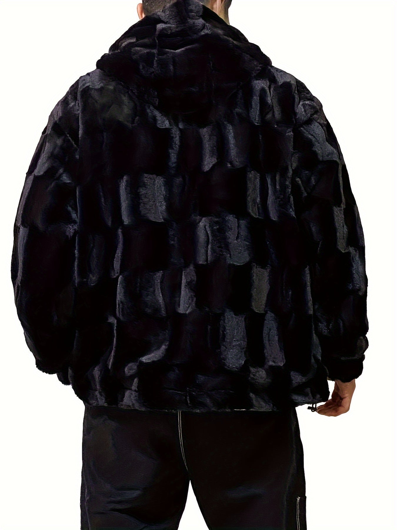 Double-sided fleece hoodie