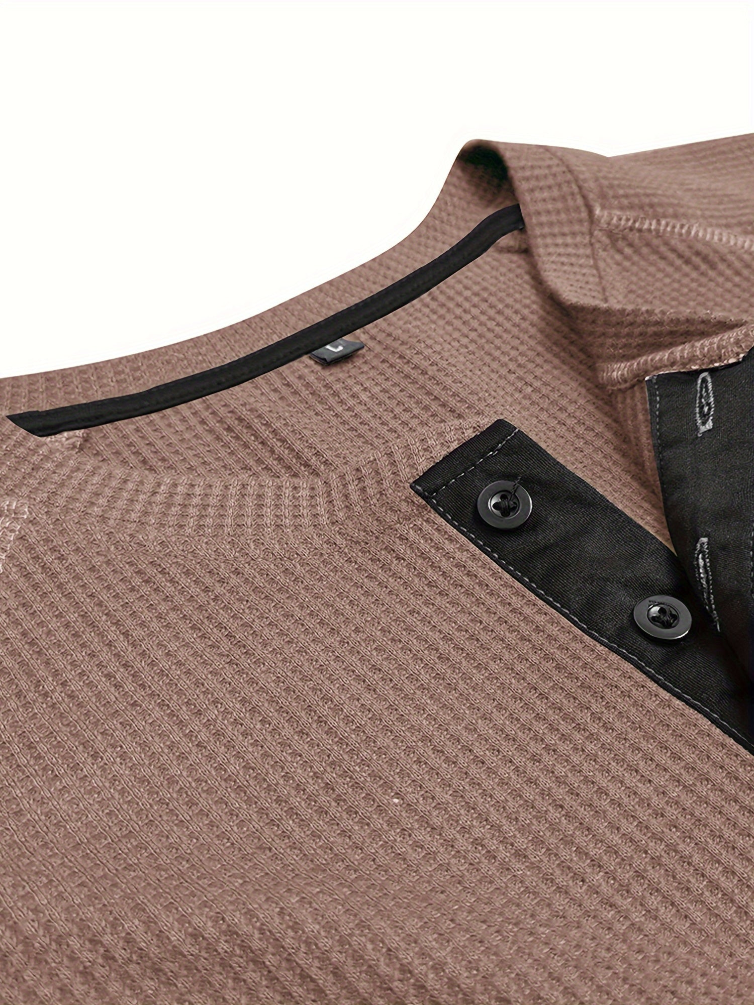 Long sleeve Henley shirt