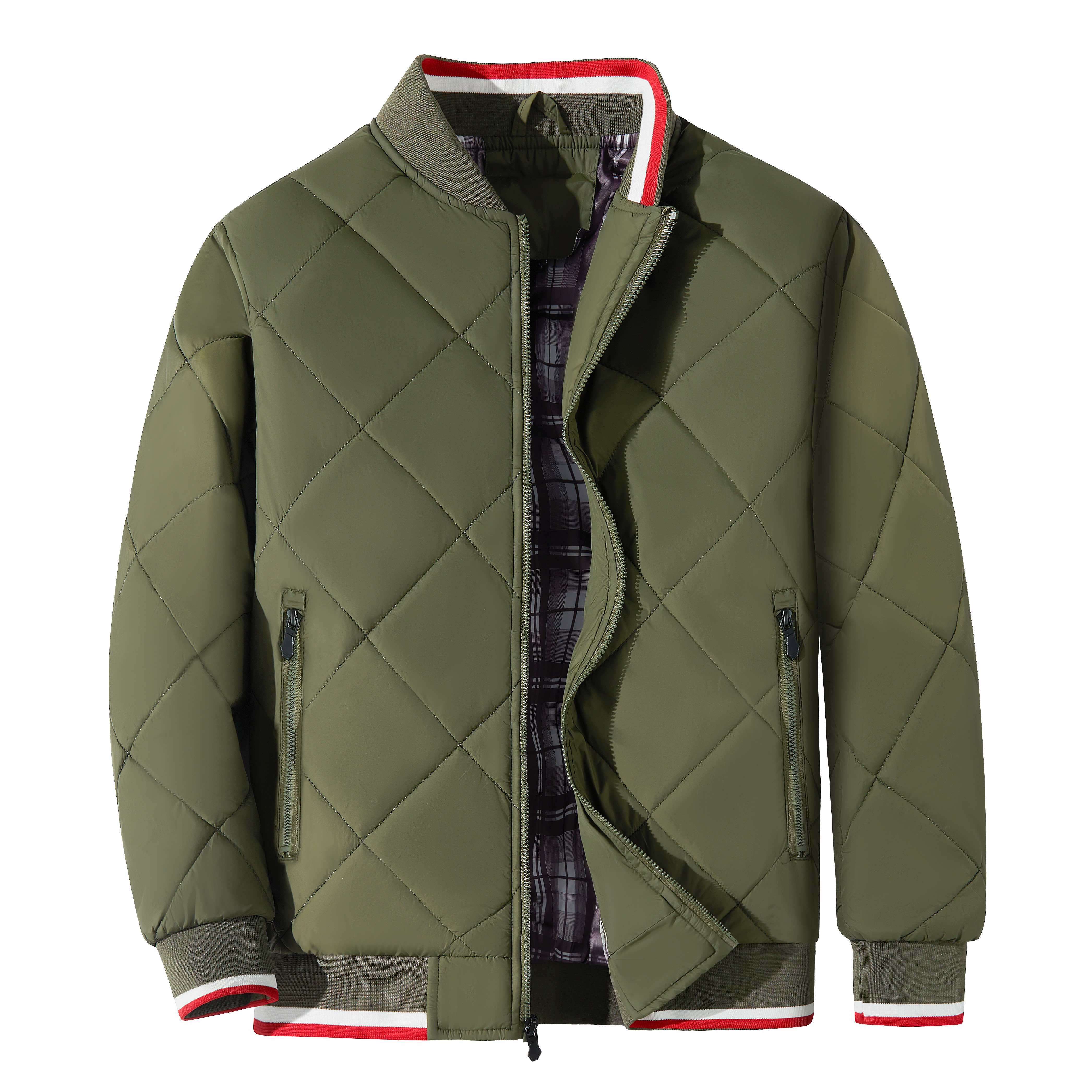 Padded cotton jacket for men