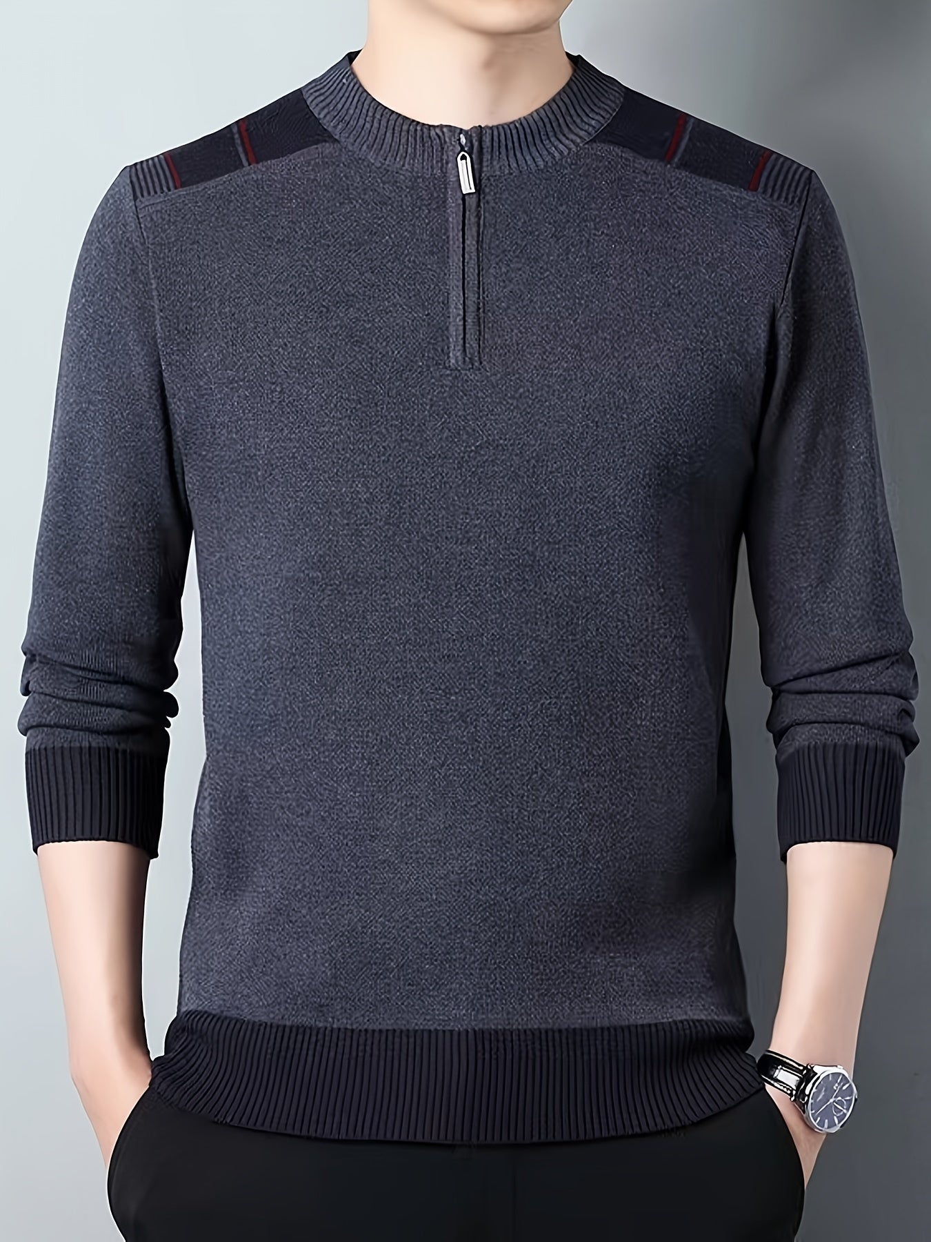 Loose-knit sweater for men