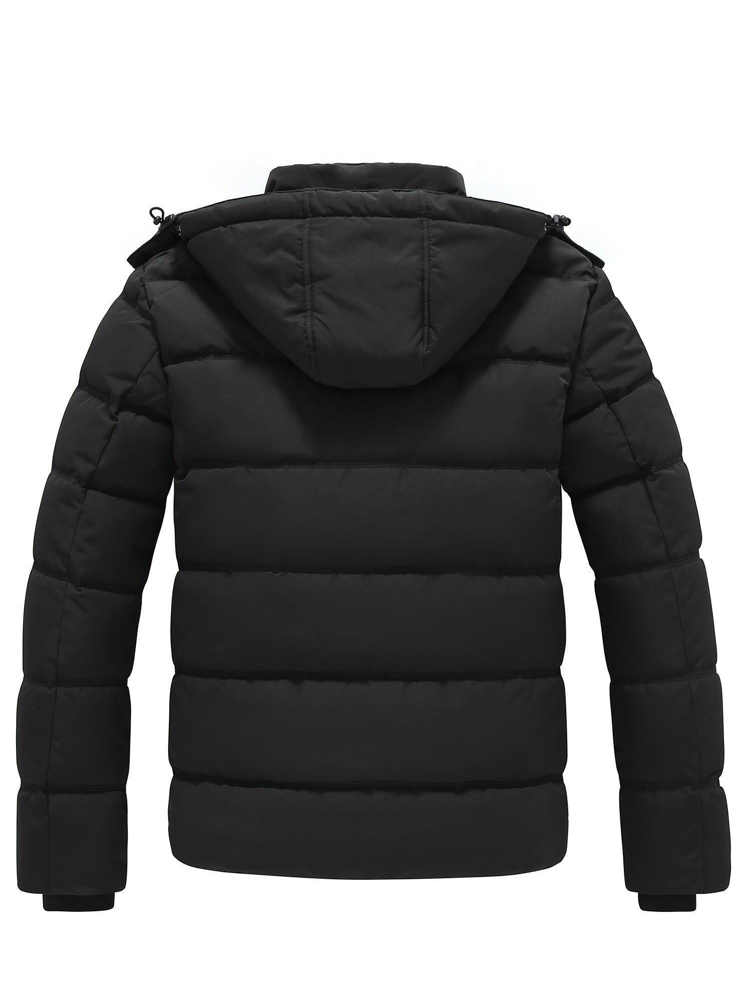 Men's padded hooded jacket