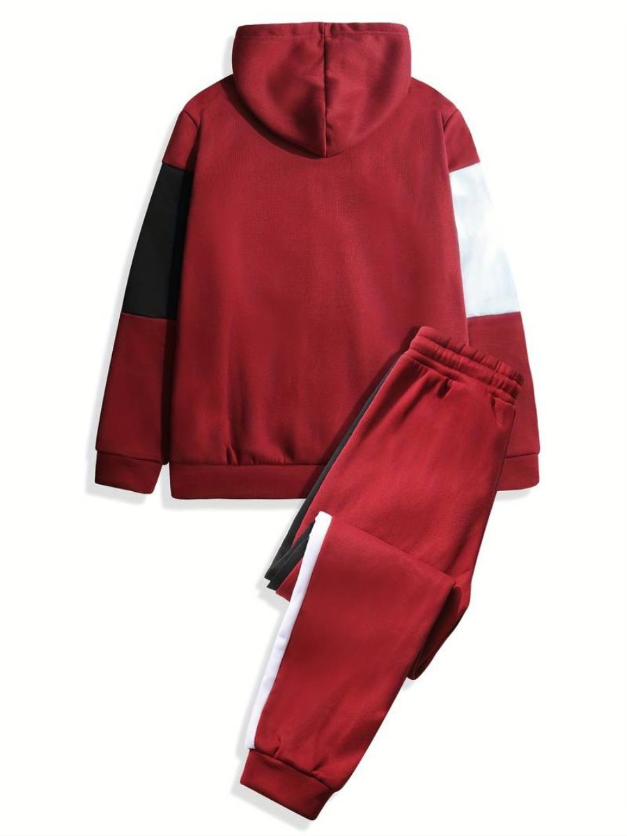 hoodie and drawstring joggers