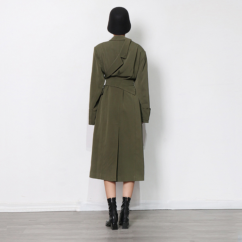 Dark green long coat