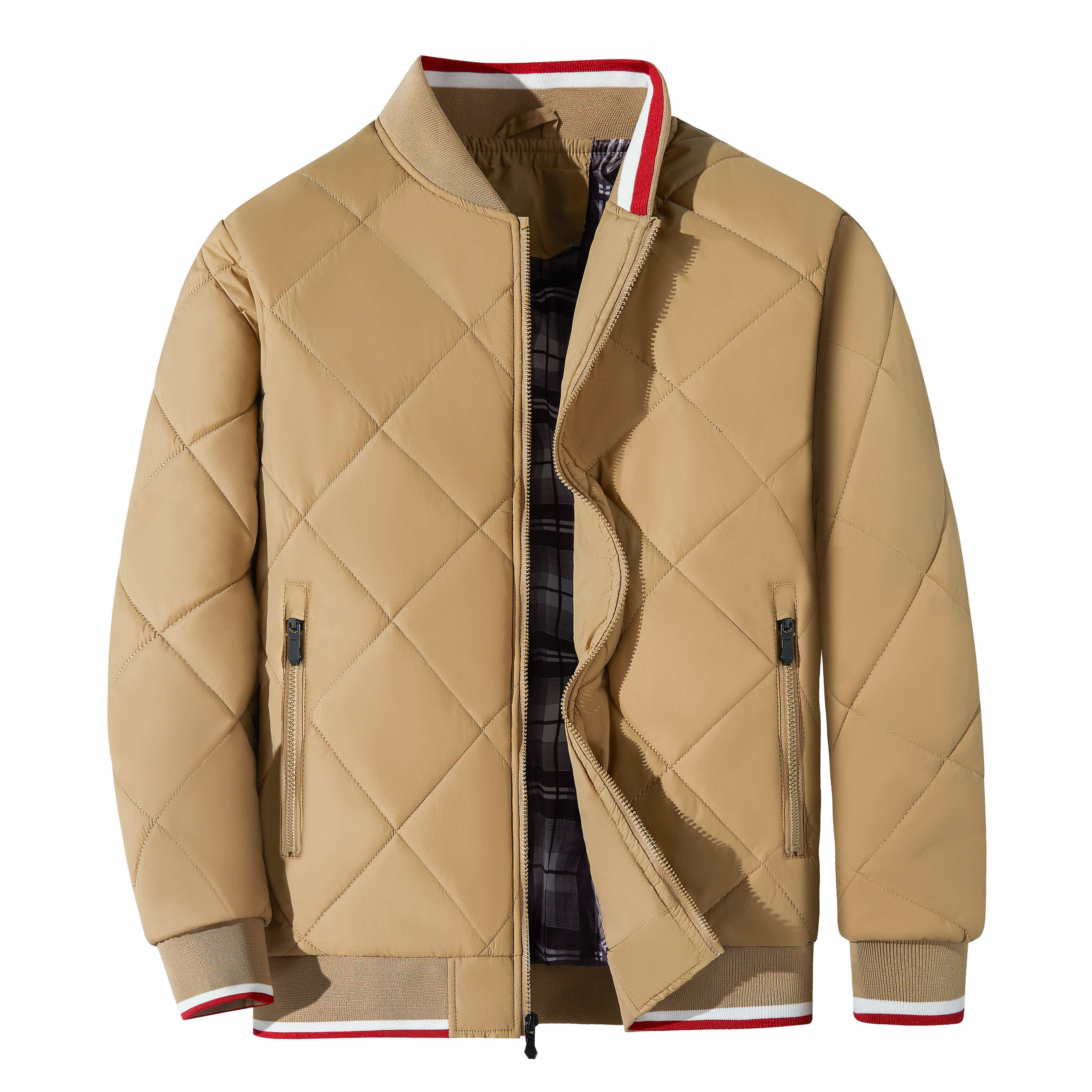 Padded cotton jacket for men