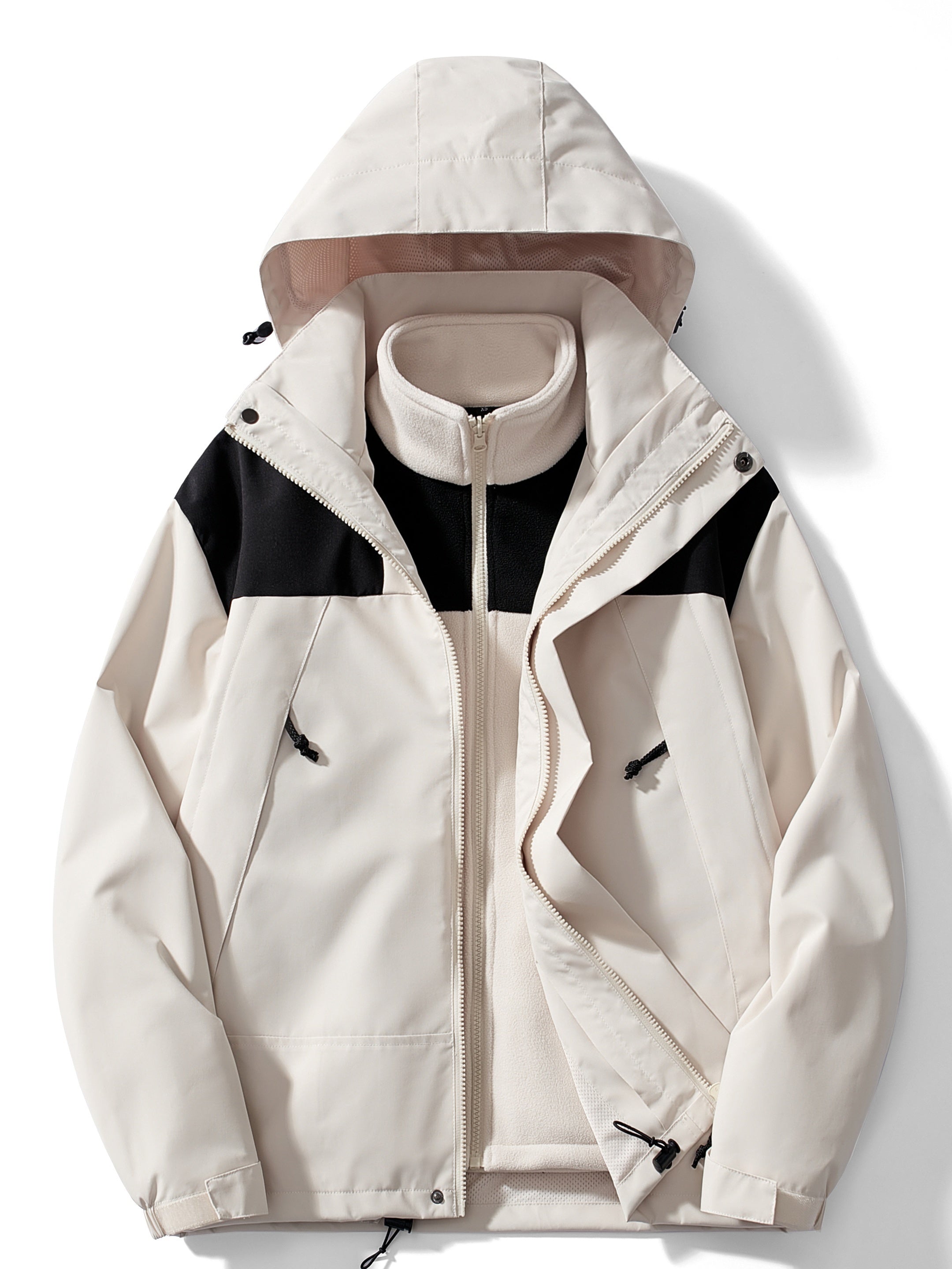 Windbreaker with removable lining