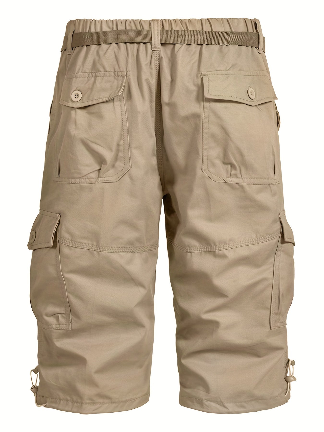 Casual cargo capri shorts for men in street style