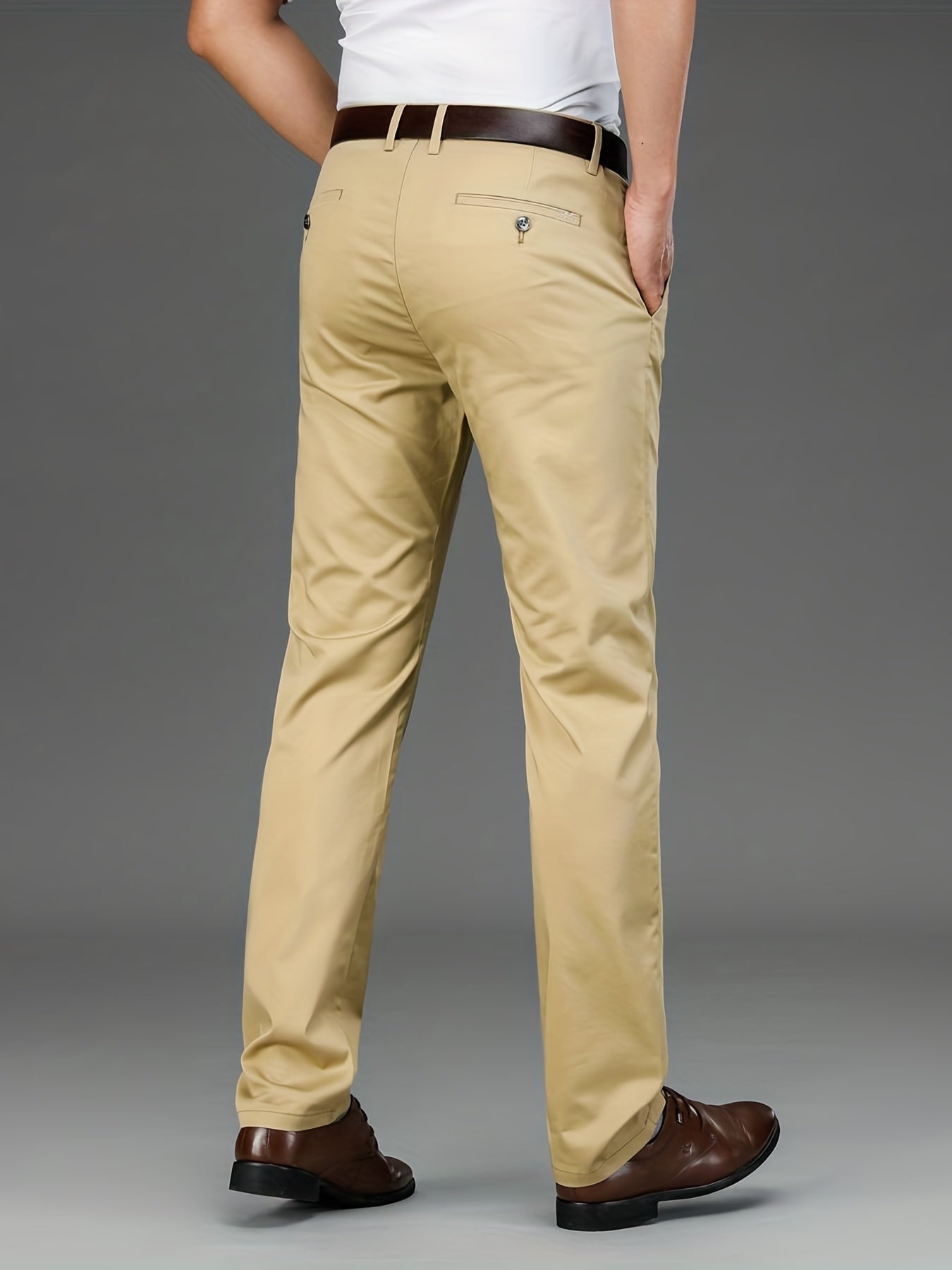 Classic mid-stretch pants