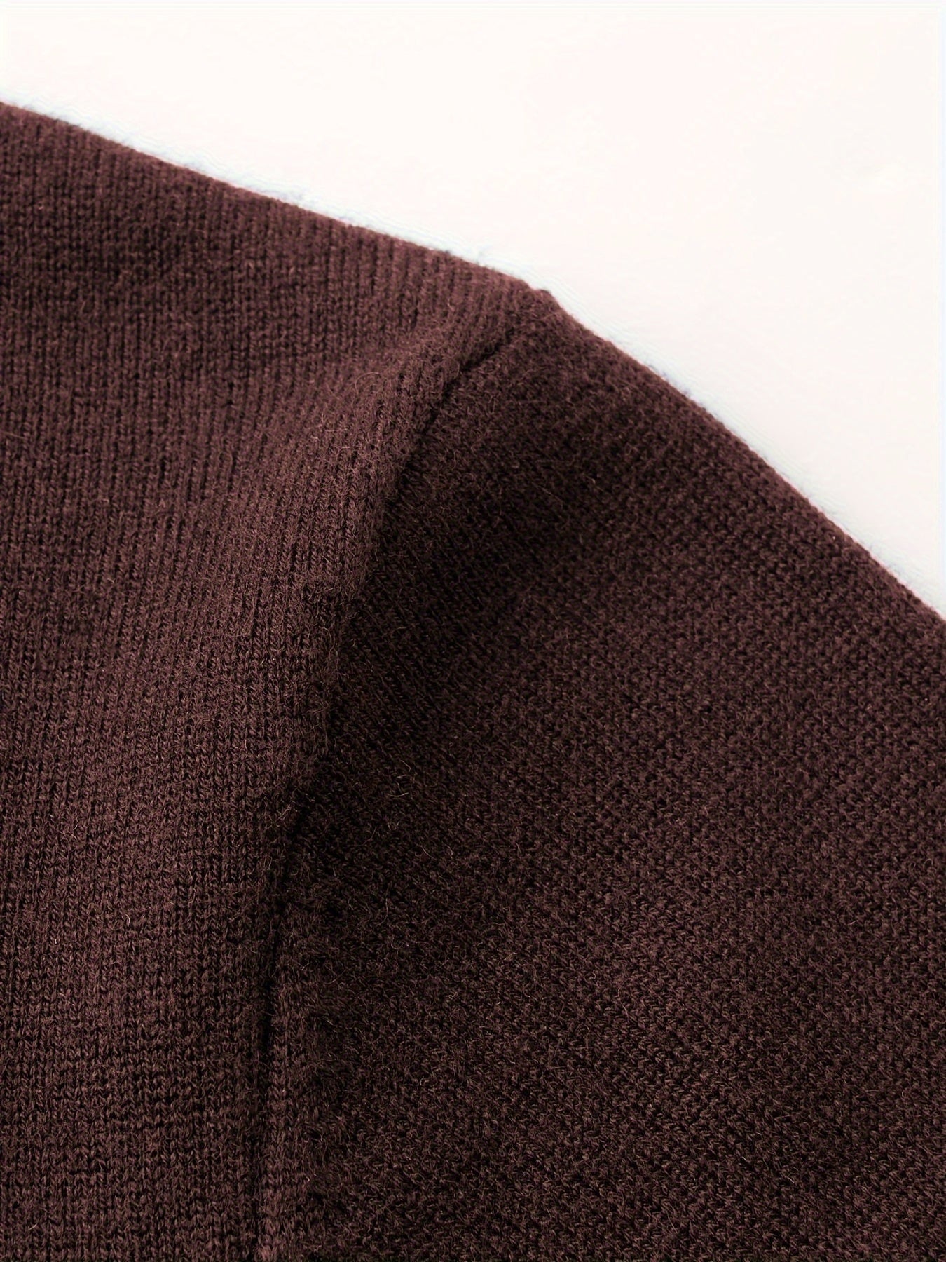 Lapel sweater with high stretch for men