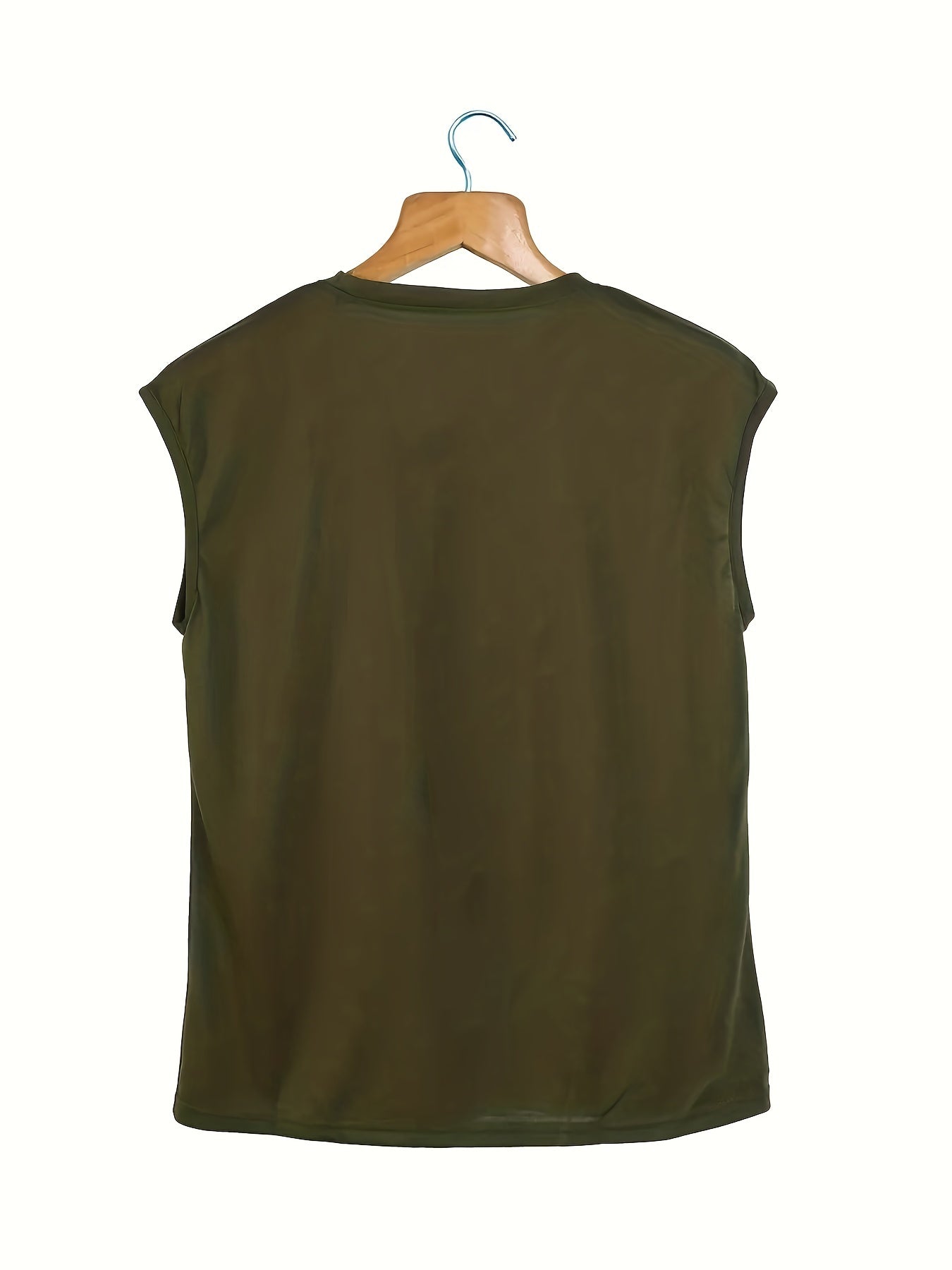 Sleeveless tank top for men's undershirt