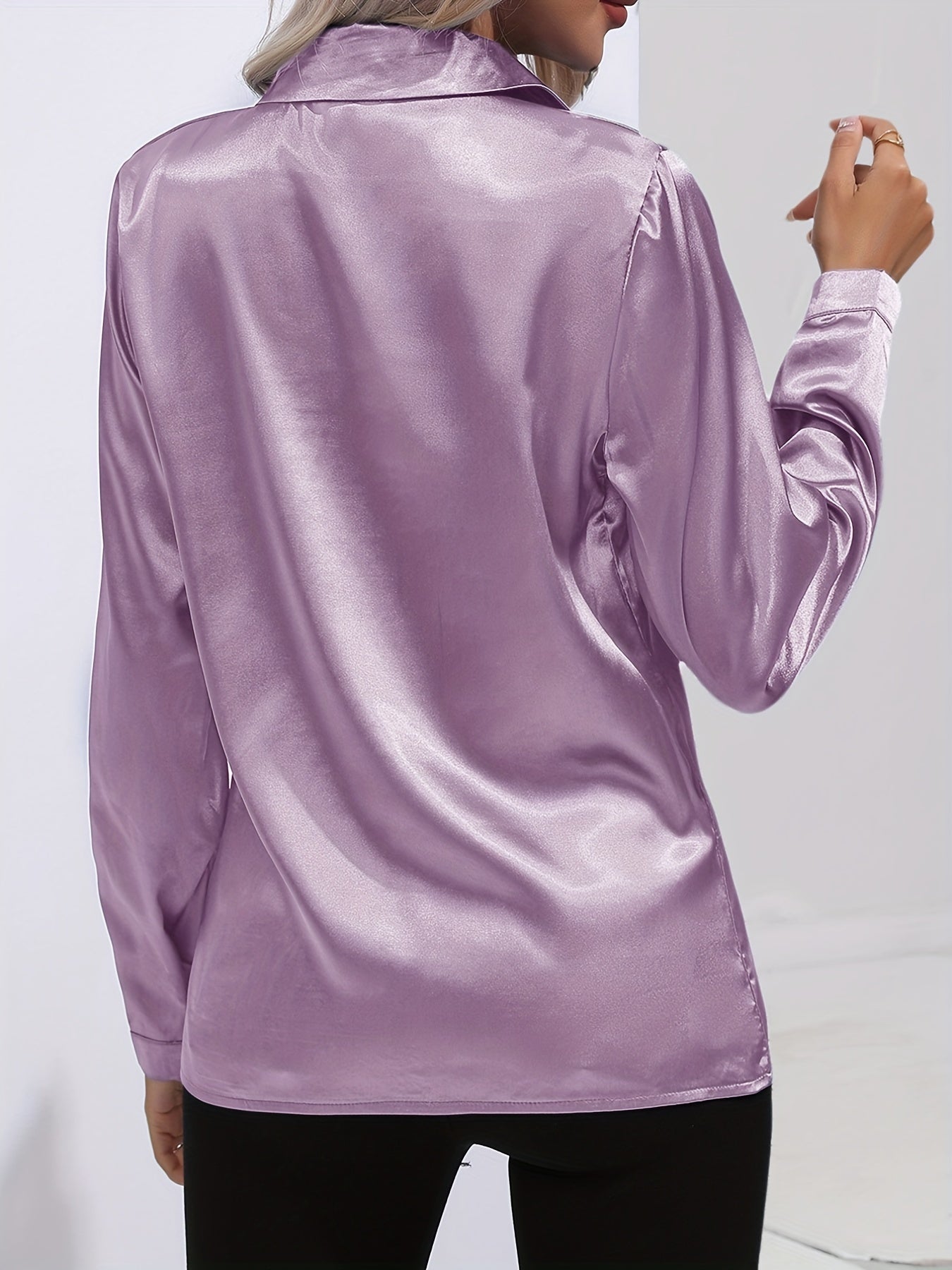 Elegant satin blouse