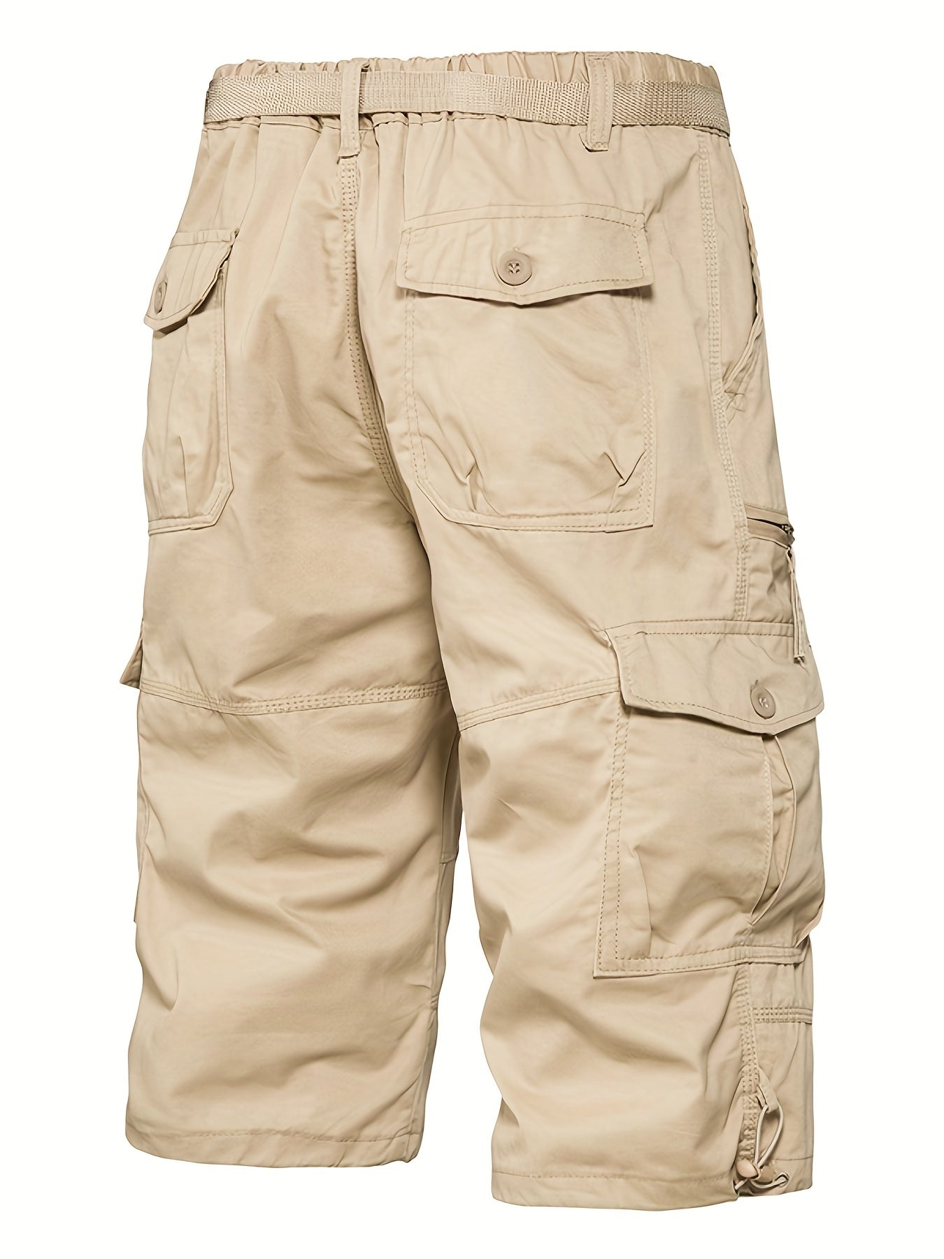 Casual cargo capri shorts for men in street style