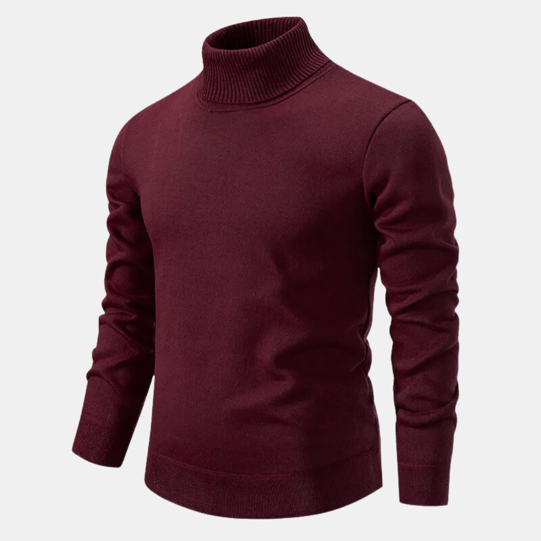 Men's wool turtleneck