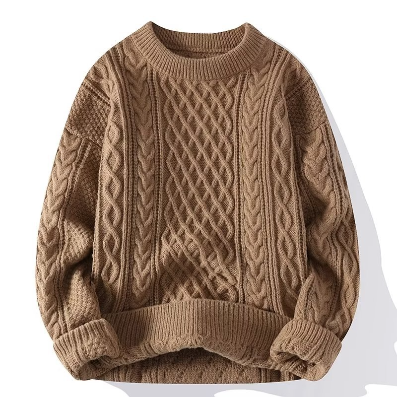 Loose twisted wool sweater