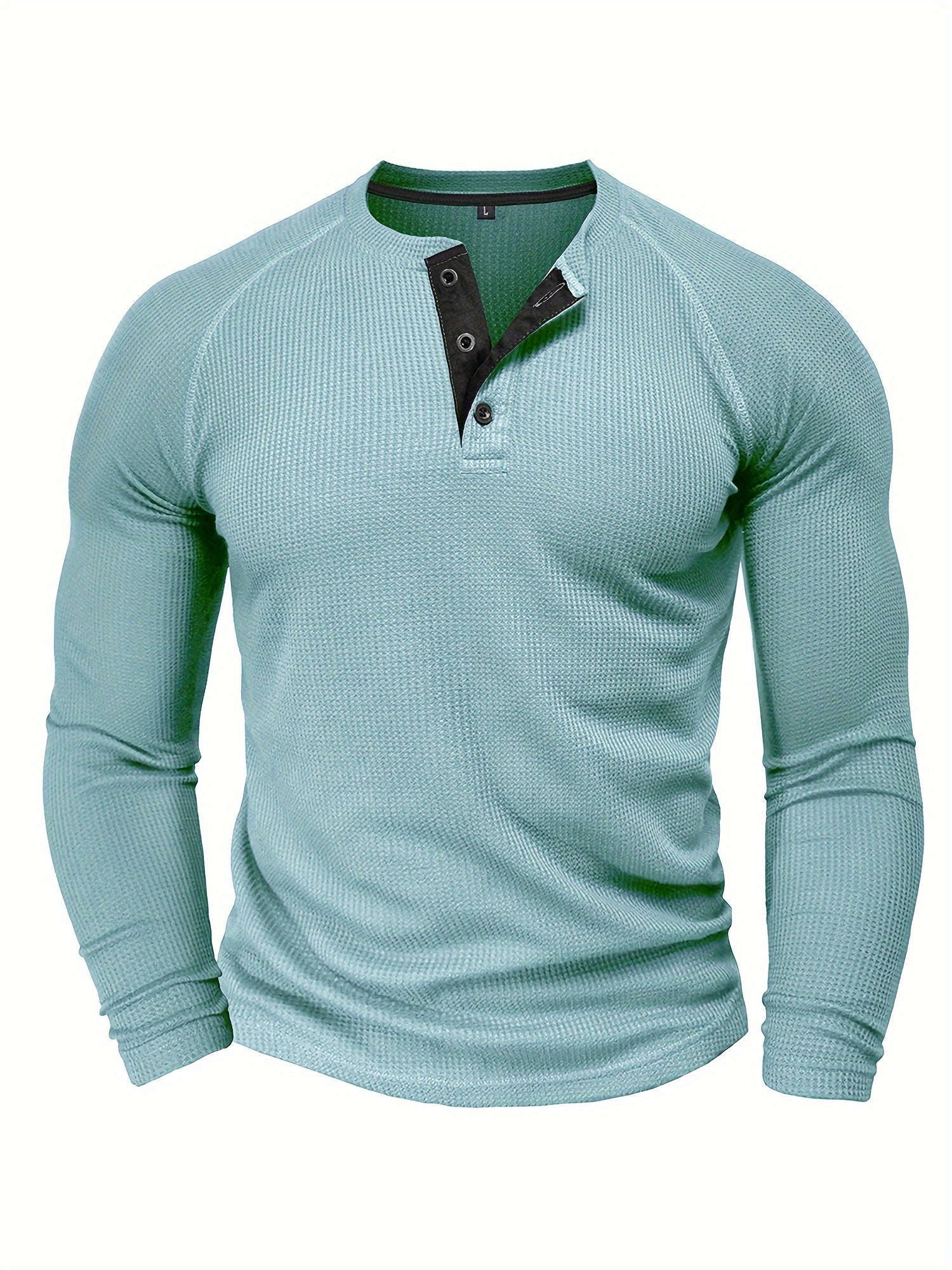 Long sleeve Henley shirt