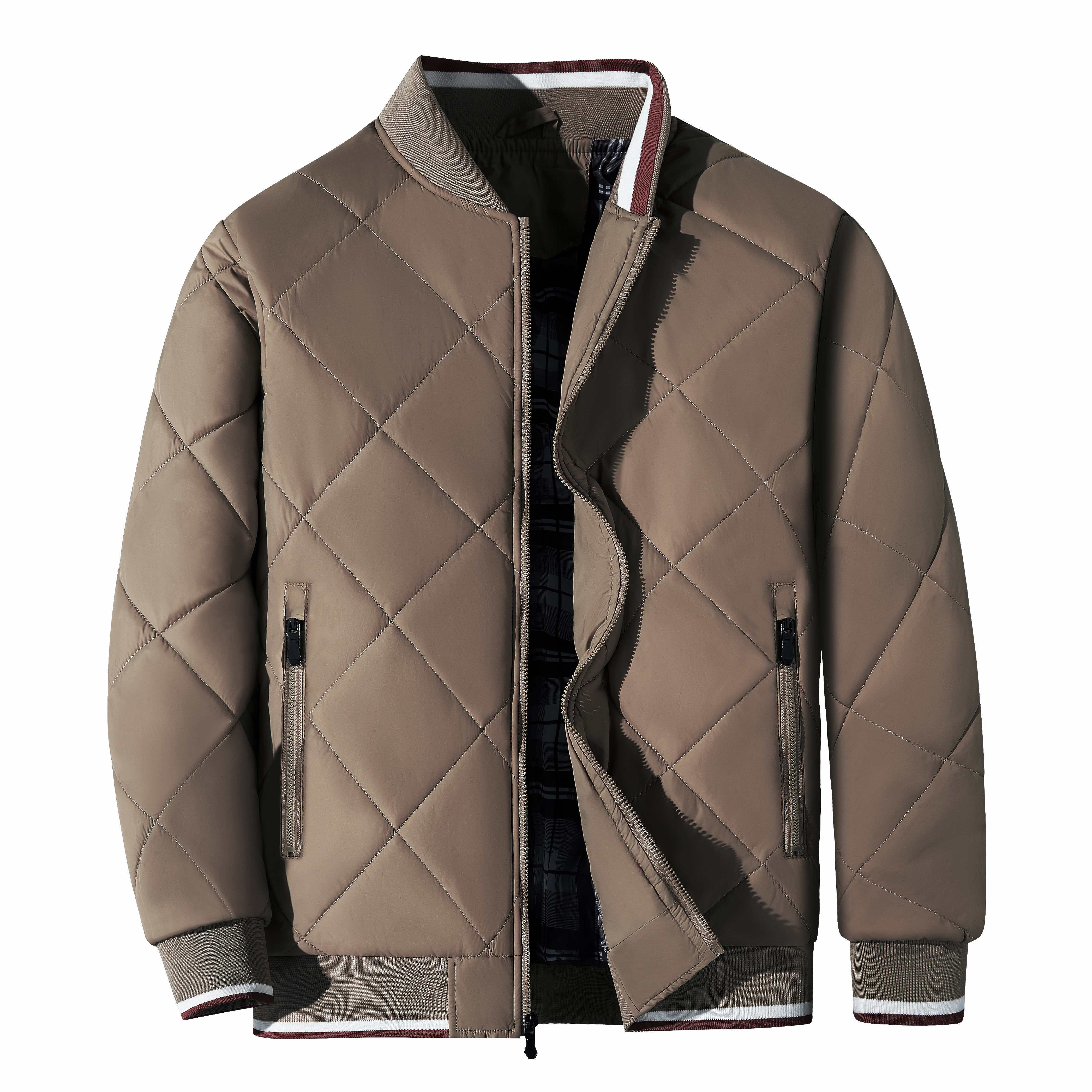 Padded cotton jacket for men