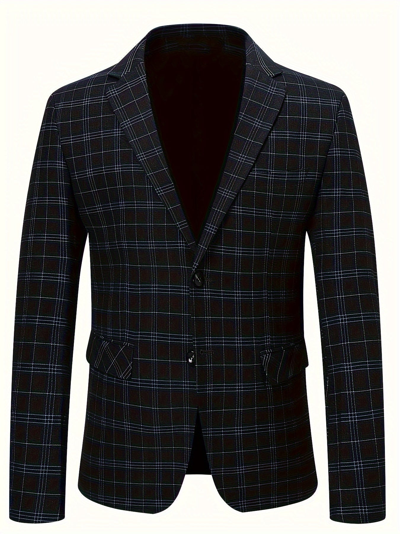 Set of retro checked jackets and trousers