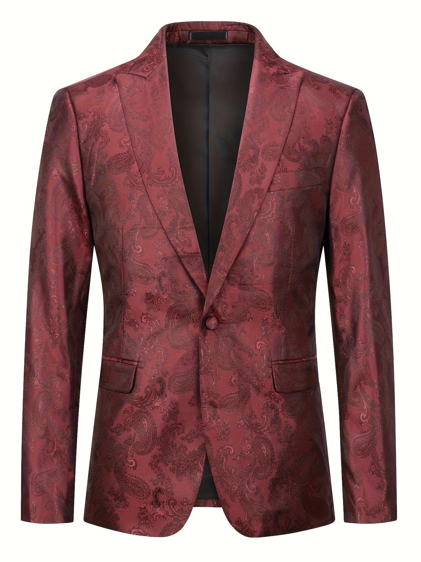 Suit set consisting of a blazer jacket and paisley trousers