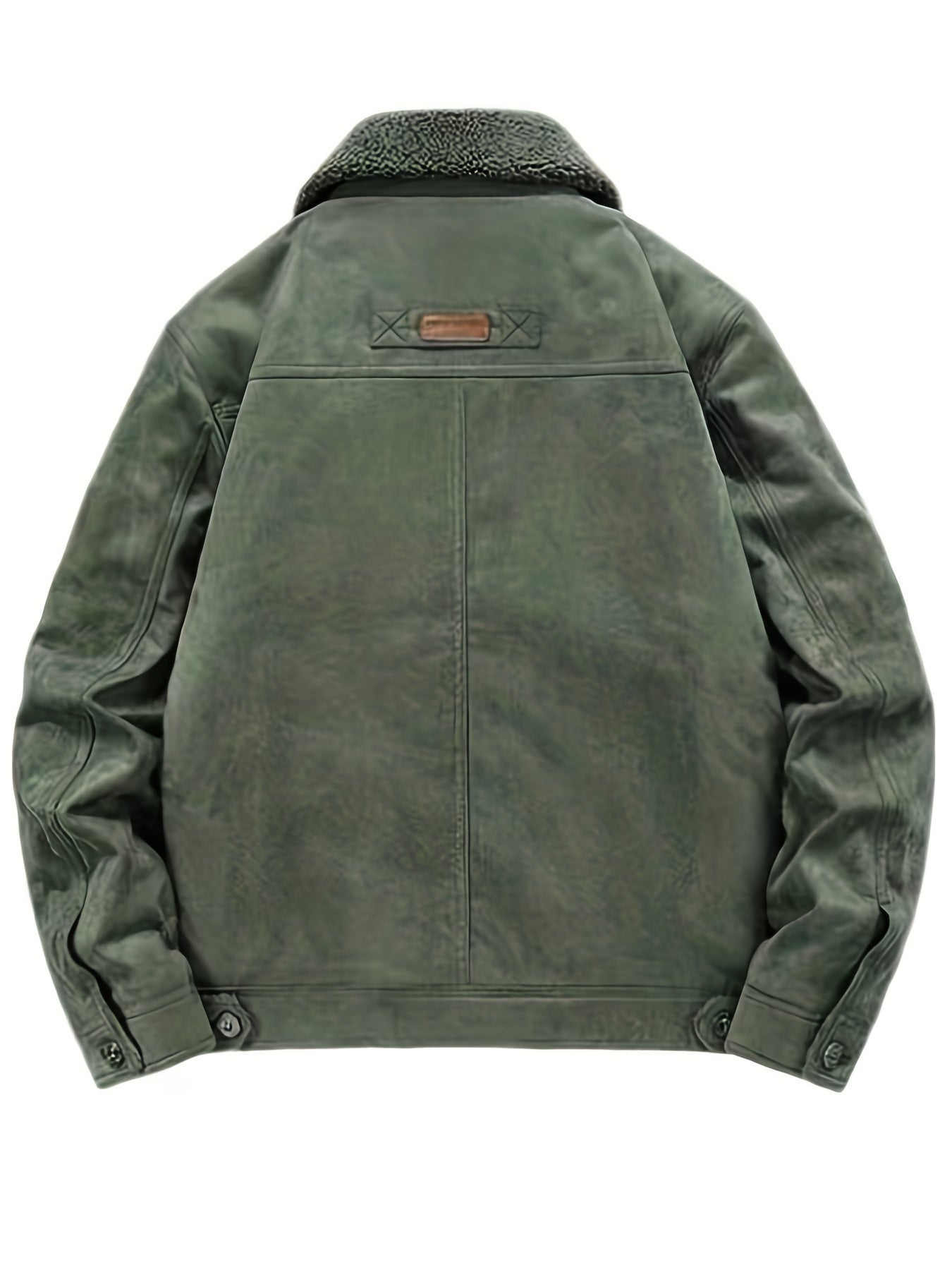 Green fleece jacket