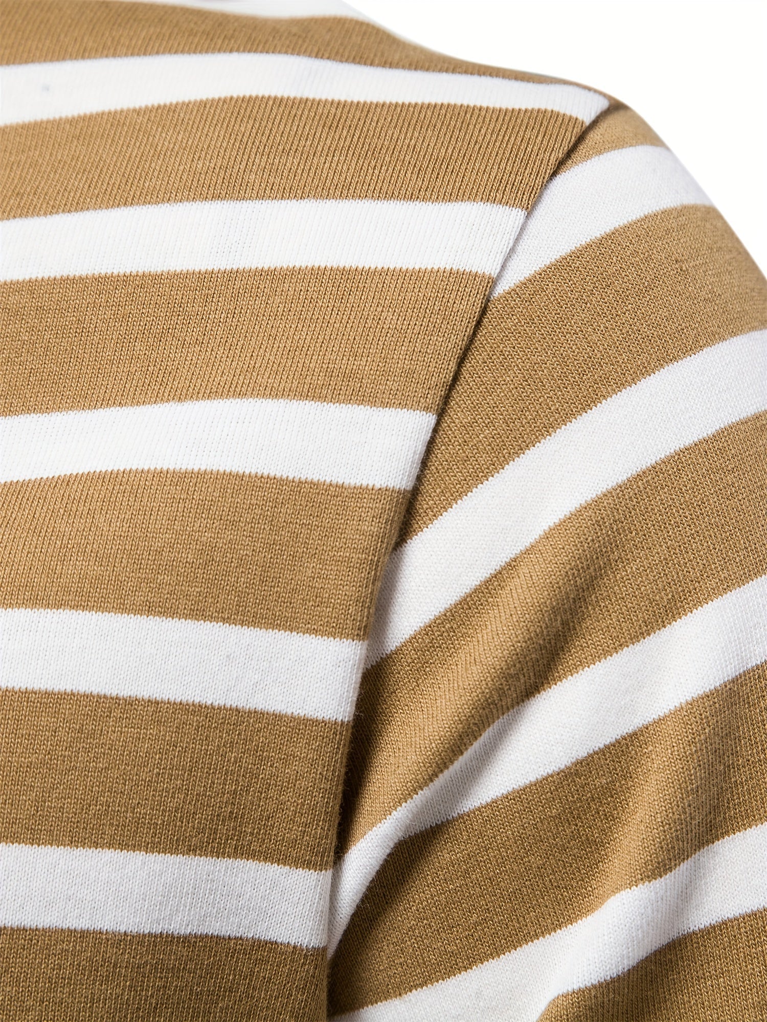 Men's striped long sleeve casual shirt