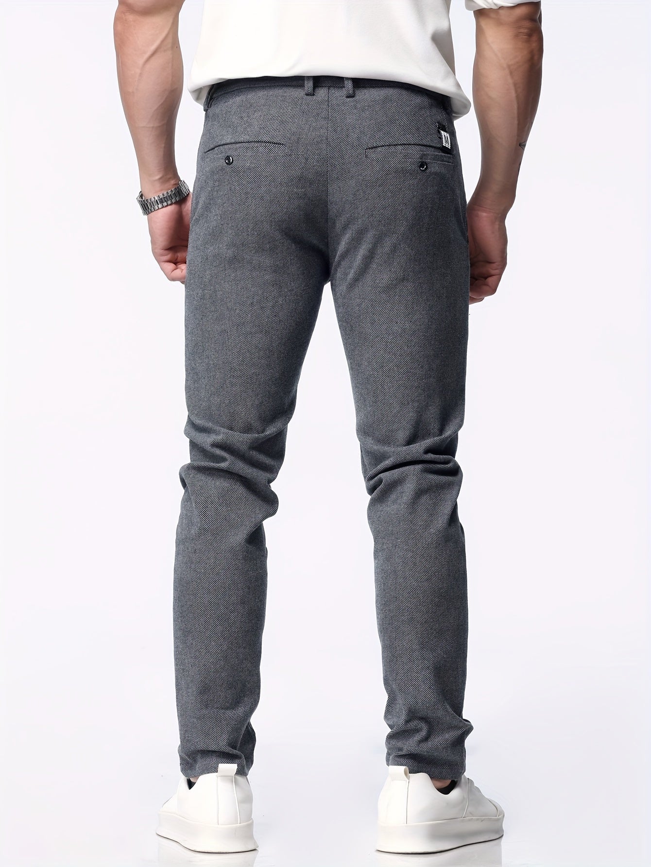 Casual straight trousers for men