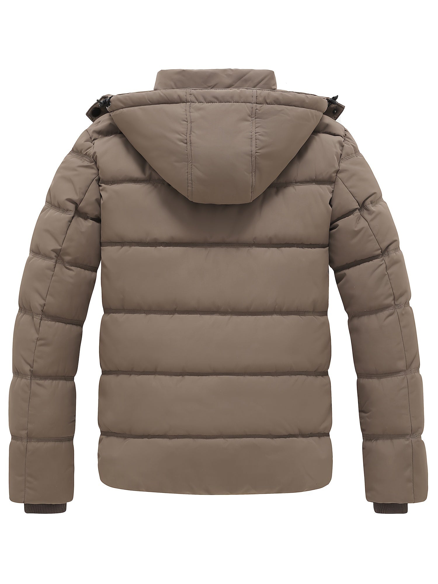 Men's padded hooded jacket