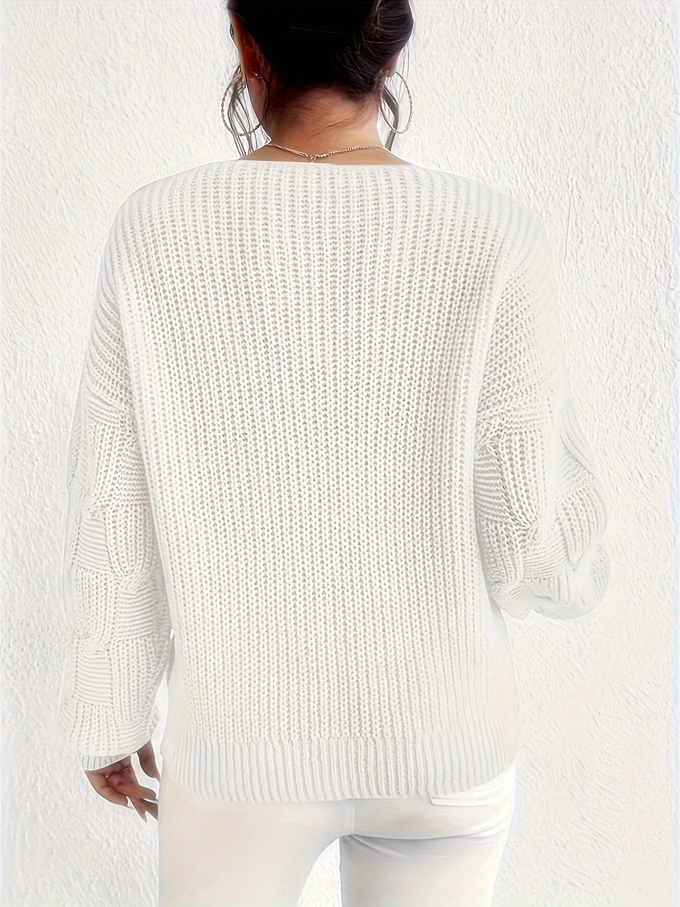 V-neck sweater