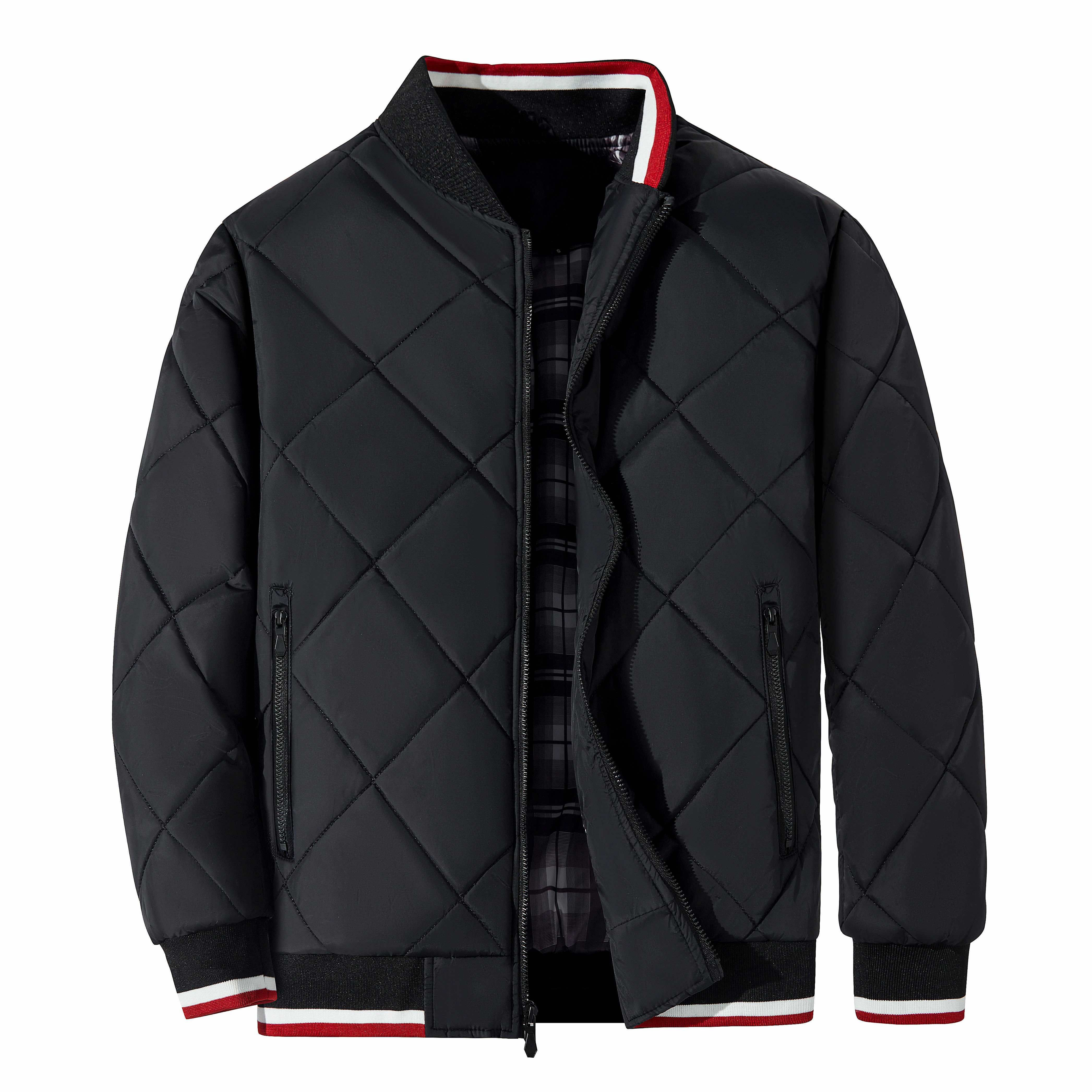 Padded cotton jacket for men