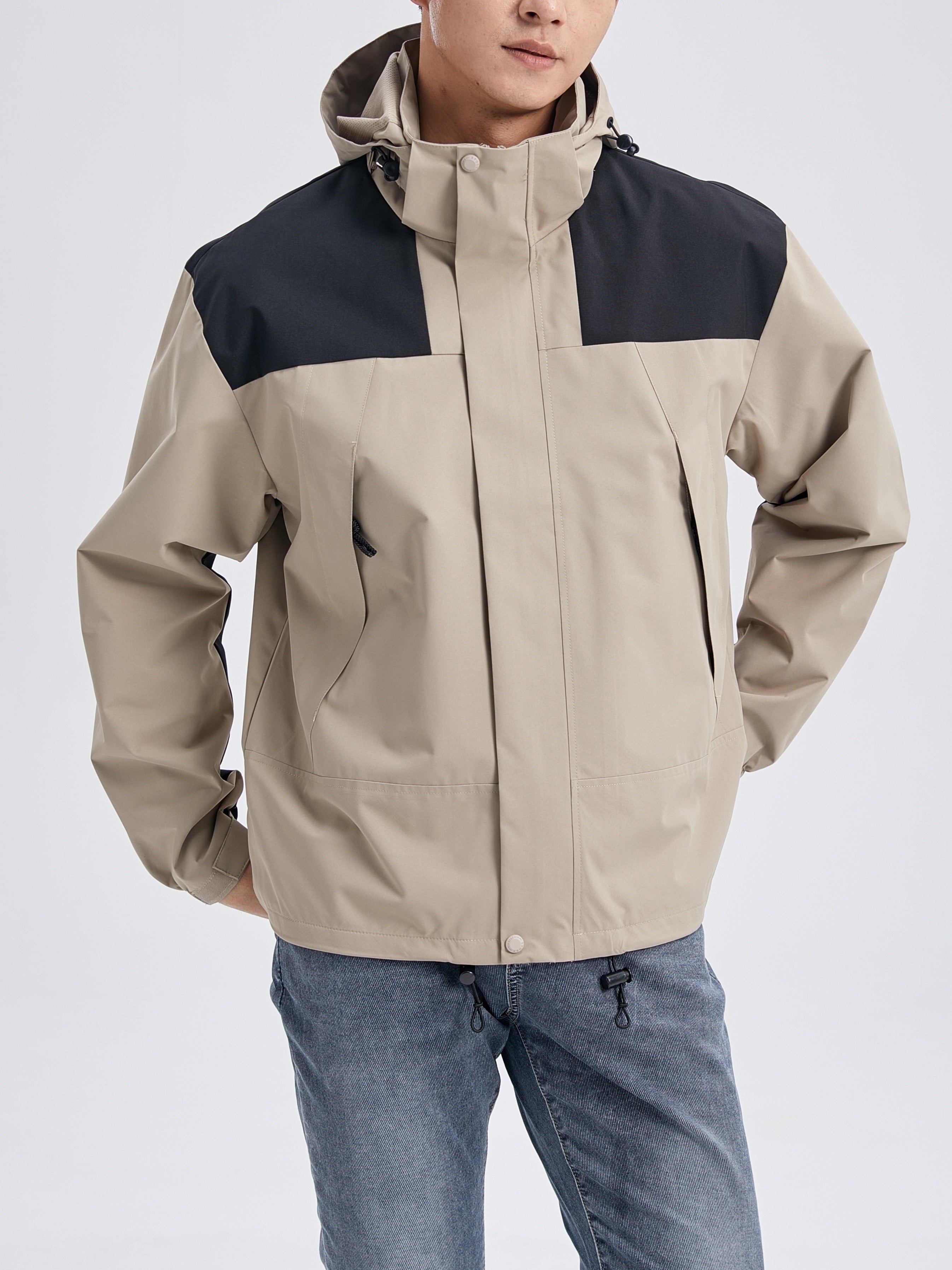 Windbreaker with removable lining