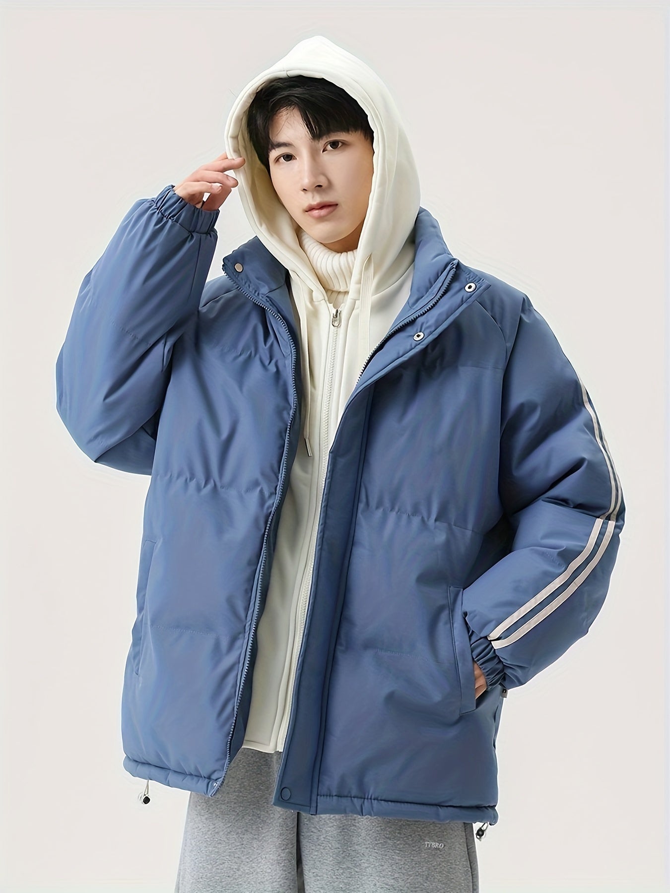 Padded jacket with hood